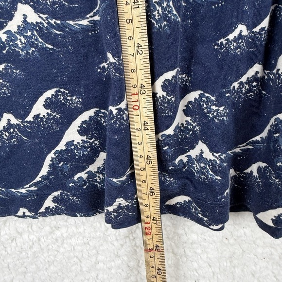 Uniqlo UT Dress Womens Small Blue Great Wave Maxi Sleeveless Tank Mfa Boston Art - Picture 6 of 9